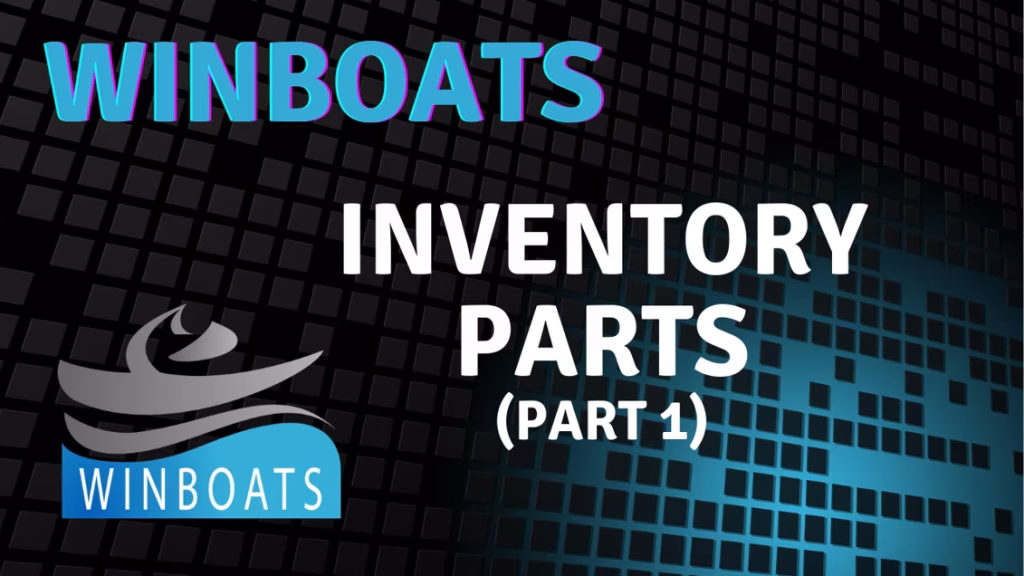 Inventory parts with winboats