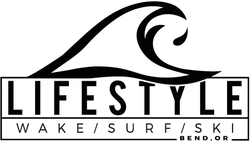 Lifestyle marine wake surf ski logo