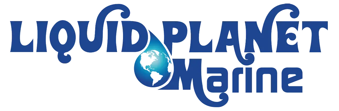 Liquid planet marine logo
