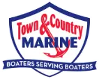 Town and country marine logo