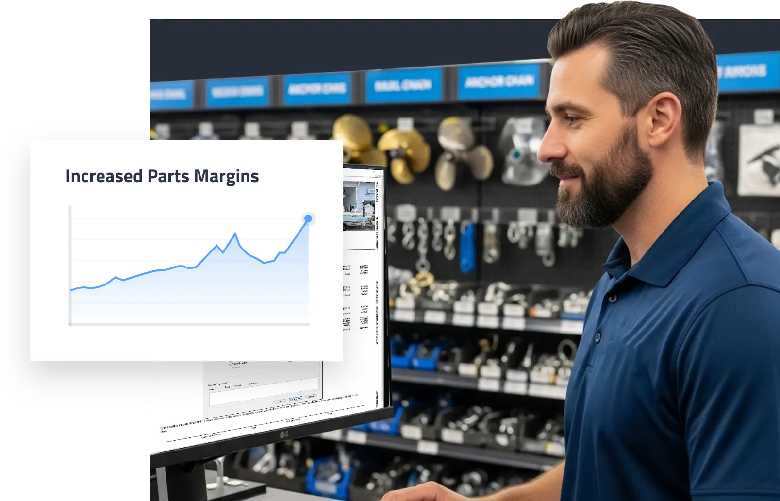 Winboats marine dealership parts management and inventory control software helping increase margins with intelligent tracking, automated reordering, and instant parts lookup